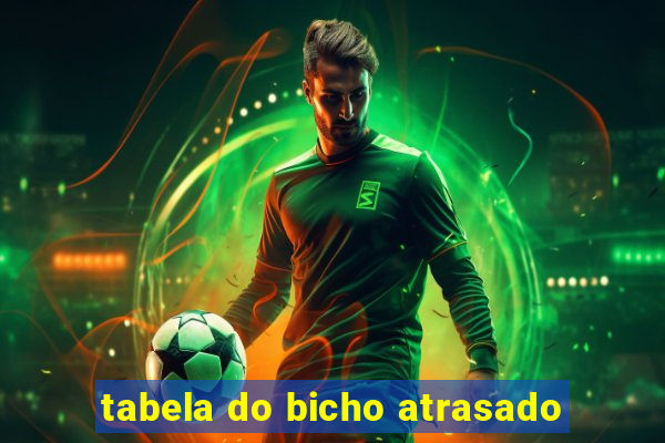 tabela do bicho atrasado